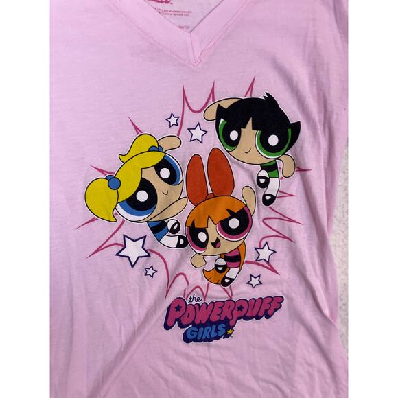 Powerpuff Girls Graphic T-Shirt Women’s Small Rayon Soft Tee Cartoon Network - Picture 2 of 5